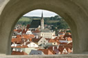 Ceske Krumlov from the castle