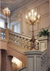 the grand stairway to the Palac